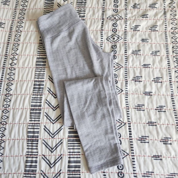 Kyodan Gray Herringbone Warming Leggings XS - Picture 4 of 10